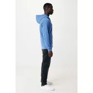   Hanorac cu gluga, unisex, 2509E17057, iqoniq, 61x47x1 cm, Bumbac, Albastru heather, XXS
