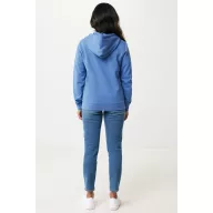   Hanorac cu gluga, unisex, 2509E17057, iqoniq, 61x47x1 cm, Bumbac, Albastru heather, XXS