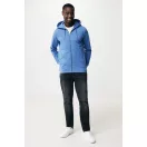 Hanorac cu gluga, unisex, 2509E17057, iqoniq, 61x47x1 cm, Bumbac, Albastru heather, XXS