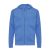 Hanorac cu gluga, Unisex, iqoniq, 2401E13857, Bumbac, Albastru heather, 3XL
