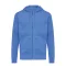Hanorac cu gluga, Unisex, iqoniq, 2401E13857, Bumbac, Albastru heather, 3XL