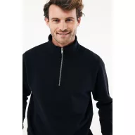   Bluza unisex, 2509E17081, iqoniq, 76x62x1 cm, Bumbac, Negru, XL