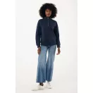 Bluza unisex, 2509E17114, iqoniq, 74x59x1 cm, Bumbac, Albastru navy, L