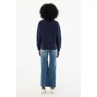   Bluza unisex, 2509E17116, iqoniq, 68x52x1 cm, Bumbac, Albastru navy, S