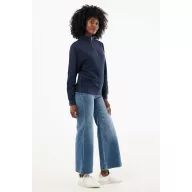   Bluza unisex, 2509E17118, iqoniq, 64x50x1 cm, Bumbac, Albastru navy, XS