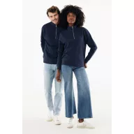   Bluza unisex, 2509E17121, iqoniq, 80x70x1 cm, Bumbac, Albastru navy, 3XL