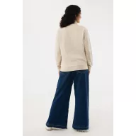   Bluza unisex, 2509E17086, iqoniq, 74x59x1 cm, Bumbac, Bej dessert, L