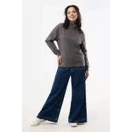   Bluza unisex, 2509E17068, iqoniq, 74x59x1 cm, Bumbac, Gri antracit, L