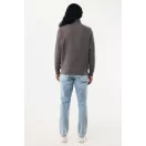Bluza unisex, 2509E17071, iqoniq, 76x62x1 cm, Bumbac, Gri antracit, XL