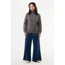 Bluza unisex, 2509E17072, iqoniq, 64x50x1 cm, Bumbac, Gri antracit, XS