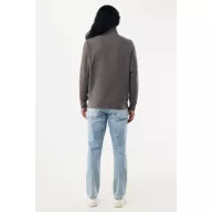   Bluza unisex, 2509E17074, iqoniq, 61x48x1 cm, Bumbac, Gri antracit, XXS