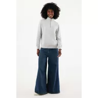   Bluza unisex, 2509E17106, iqoniq, 68x52x1 cm, Bumbac, Gri light, S