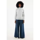 Bluza unisex, 2509E17106, iqoniq, 68x52x1 cm, Bumbac, Gri light, S