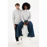   Bluza unisex, 2509E17108, iqoniq, 64x50x1 cm, Bumbac, Gri light, XS