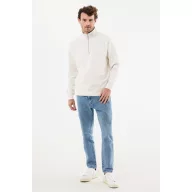   Bluza unisex, 2509E17094, iqoniq, 74x59x1 cm, Bumbac, Crem, L