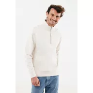   Bluza unisex, 2509E17099, iqoniq, 78x66x1 cm, Bumbac, Crem, XXL