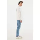 Bluza unisex, 2509E17101, iqoniq, 80x70x1 cm, Bumbac, Crem, 3XL