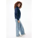 Jacheta Unisex, iqoniq, 2601E12444, Poliester, Albastru Navy, S