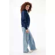   Jacheta Unisex, iqoniq, 2601E12444, Poliester, Albastru Navy, S