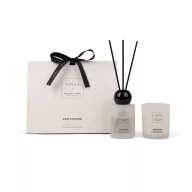   Set cadou ambiental, Vinga, 2610E17941, 9xØ8 cm, Sticla, Alb
