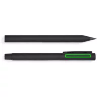   Set instrumente de scris, 2502E15871, Vinga, 2.3 x 1.5 x 14 cm, Aluminiu, Negru