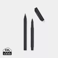   Set instrumente de scris, 2502E15871, Vinga, 2.3 x 1.5 x 14 cm, Aluminiu, Negru