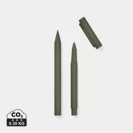   Set instrumente de scris, 2502E15872, Vinga, 2.3 x 1.5 x 14 cm, Aluminiu, Verde