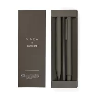   Set instrumente de scris, 2502E15872, Vinga, 2.3 x 1.5 x 14 cm, Aluminiu, Verde