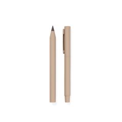   Set instrumente de scris, 2502E15873, Vinga, 2.3 x 1.5 x 14 cm, Aluminiu, Bej