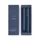 Set instrumente de scris, 2502E15874, Vinga, 2.3 x 1.5 x 14 cm, Aluminiu, Albastru navy