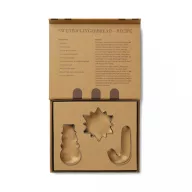   Set 3 forme pentru prajituri, 2401E16559, Vinga, 20x16.5x3 cm, Otel, Gri