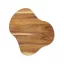 Platou pentru servire, 2401E16689, Vinga, 33.5x32x2 cm, Lemn, Maro