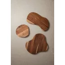 Platou pentru servire, 2401E16689, Vinga, 33.5x32x2 cm, Lemn, Maro