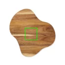 Platou pentru servire, 2401E16689, Vinga, 33.5x32x2 cm, Lemn, Maro