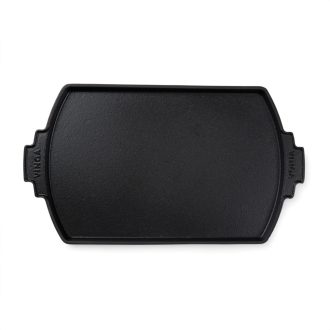 Tigaie grill, 2401E16603, Vinga, 41.3x23x2 cm, Fier, Negru