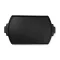 Tigaie grill, 2401E16603, Vinga, 41.3x23x2 cm, Fier, Negru
