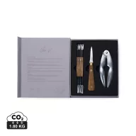   Set ustensile bucatarie, 2502E15834, Vinga, 20 x 17 x 2.5 x ⌀1 cm, Otel, Gri