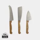 Set 3 cutite branza, 2410E24826, Vinga, 28.5 x 19.2 x 2.7 cm, Otel, Verde