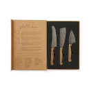 Set 3 cutite branza, 2410E24826, Vinga, 28.5 x 19.2 x 2.7 cm, Otel, Verde