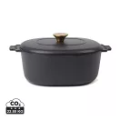 Oala 4 L, 2410E24592, Vinga, 34 x 21 x 14 cm, Fier, Negru