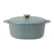 Oala 4 L, 2410E24593, Vinga, 34 x 21 x 14 cm, Fier, Albastru