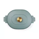 Oala 4 L, 2410E24593, Vinga, 34 x 21 x 14 cm, Fier, Albastru