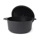 Oala 5.5 L, 2410E24595, Vinga, 33.9 x 27 x 17 cm, Fier, Negru