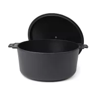   Oala 5.5 L, 2410E24595, Vinga, 33.9 x 27 x 17 cm, Fier, Negru