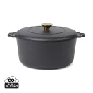 Oala 5.5 L, 2410E24595, Vinga, 33.9 x 27 x 17 cm, Fier, Negru