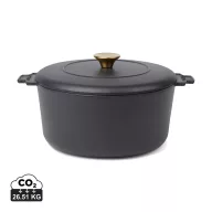   Oala 5.5 L, 2410E24595, Vinga, 33.9 x 27 x 17 cm, Fier, Negru