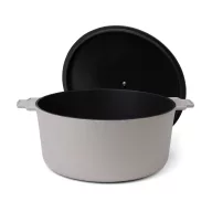 Oala 5.5 L, 2410E24597, Vinga, 33.9 x 27 x 17 cm, Fier, Gri