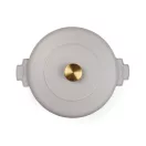 Oala 5.5 L, 2410E24597, Vinga, 33.9 x 27 x 17 cm, Fier, Gri