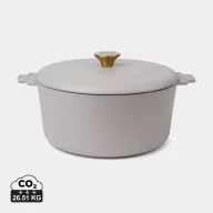 Oala 5.5 L, 2410E24597, Vinga, 33.9 x 27 x 17 cm, Fier, Gri