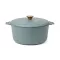 Oala 5.5 L, 2410E24596, Vinga, 33.9 x 27 x 17 cm, Fier, Albastru